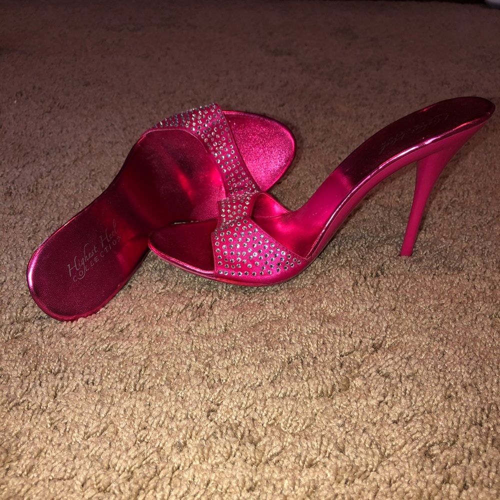 Hot pink heels